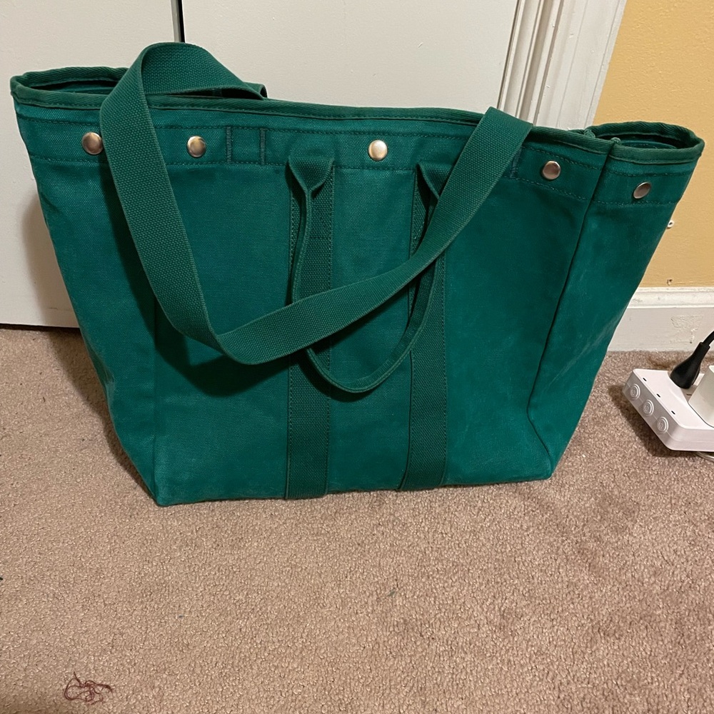 Alex Mill Weekday Tote in Emerald Green